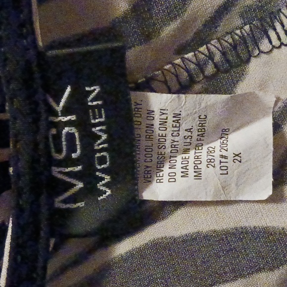 MSK Women Sparkly Abstract Dress 2X - Picture 3 of 4